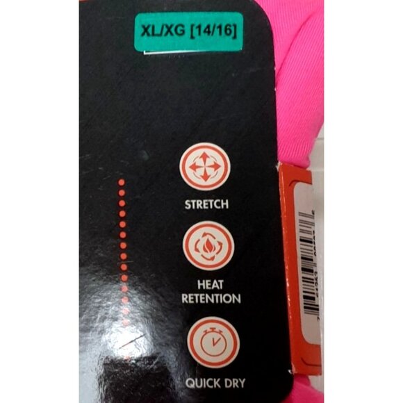 Girls Baselayer Set XL Pink Soft Performance Stretch (14/16) Fruit Of The Loom - Picture 7 of 7